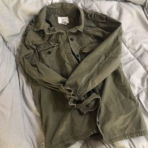 F21 military olive green jacket
